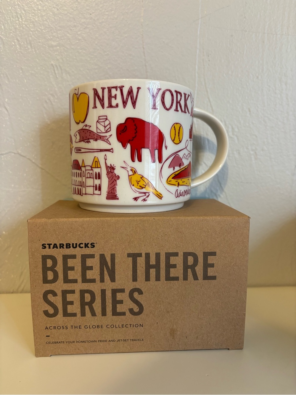 Starbucks New York State NY Been There Series BTS 14oz Ceramic Coffee Mug